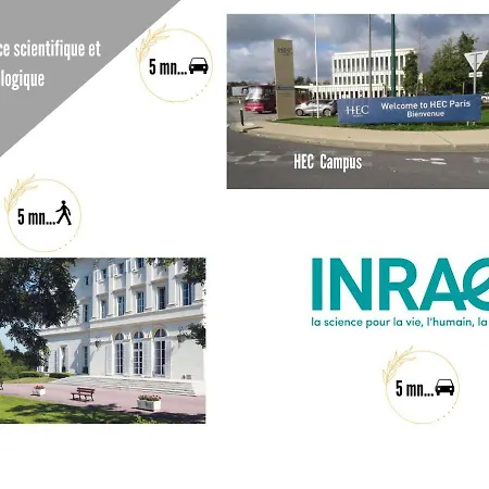 Apartment Confort Et Nature, Duplex Ideal A Jouy-en-josas, Parking Gratuit, 25 Mn Orly, 10 Mn Versailles