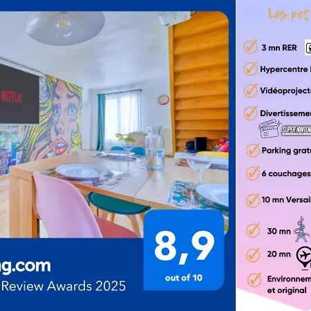 Apartment Confort Et Nature, Duplex Ideal A Jouy-en-josas, Parking Gratuit, 25 Mn Orly, 10 Mn Versailles